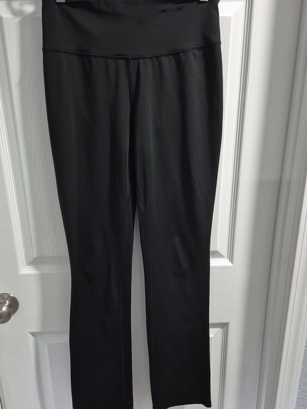 Avia Black Straight-Leg Active Pants